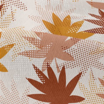 Leaf Print Modern Jersey