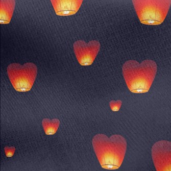 Sky Lantern Flying Jersey Backed Fleece