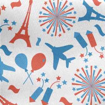 Happy Celebration Jersey Backed Fleece