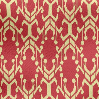 Red Mural Jersey Backed Fleece