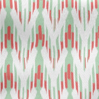 Red And White Arrow Jersey Backed Fleece