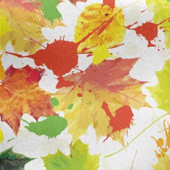 Inkjet Maple Leaf Jersey Backed Fleece