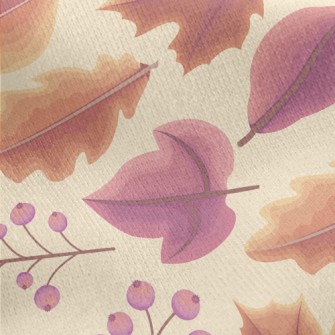 The Beauty Of Fallen Leaves Jersey Backed Fleece