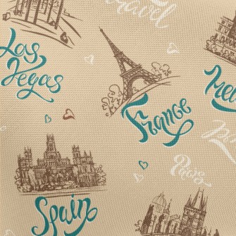Eiffel Tower Pongee