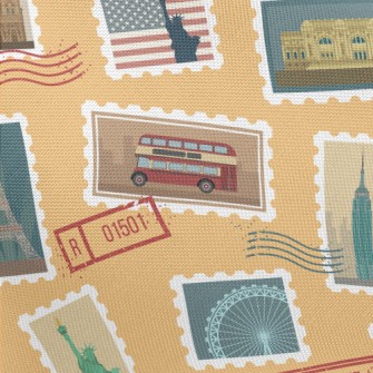 Landscape Stamp Pongee