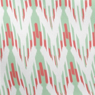 Red And White Arrow Pongee