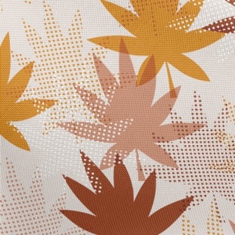 Leaf Print Pongee