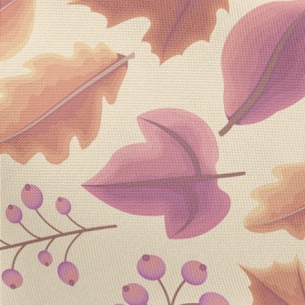 The Beauty Of Fallen Leaves Pongee