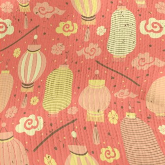 Lantern Clouds Stretch Jersey