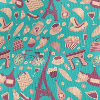Leisurely Time In Paris Stretch Jersey