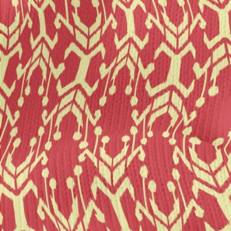 Red Mural Stretch Jersey