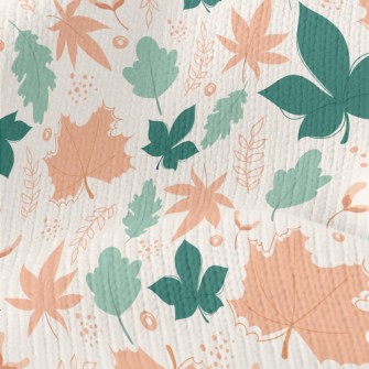 Fallen Leaves Flying Stretch Jersey