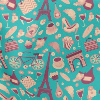 Leisurely Time In Paris Lightweight Cotton Poplin