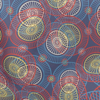 Circle Changes Lightweight Cotton Poplin