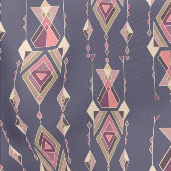 Decorative Tribal Lightweight Cotton Poplin