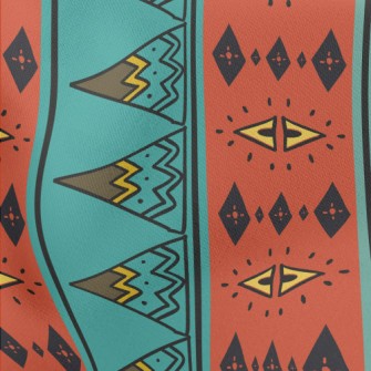 African Graffiti Lightweight Cotton Poplin