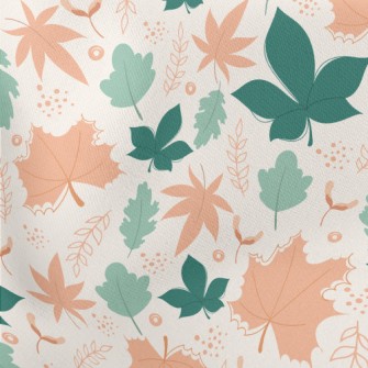 Fallen Leaves Flying Lightweight Cotton Poplin