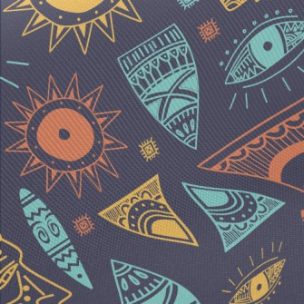 African Culture Midweight Cotton Poplin