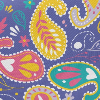 Colorful Amoeba Midweight Cotton Poplin