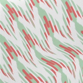 Red And White Arrow Midweight Cotton Poplin
