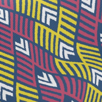 Curved Arrow Midweight Cotton Poplin