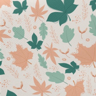 Fallen Leaves Flying Midweight Cotton Poplin
