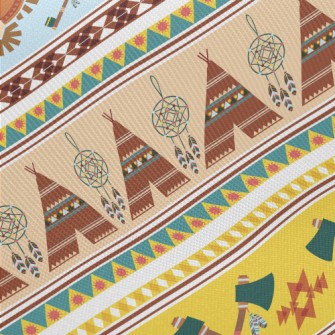 Indian Tent Midweight Cotton Poplin