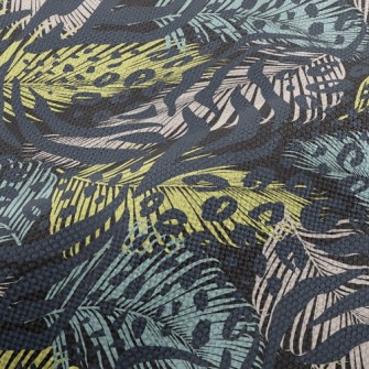 Tropical Animal Print Performance Linen
