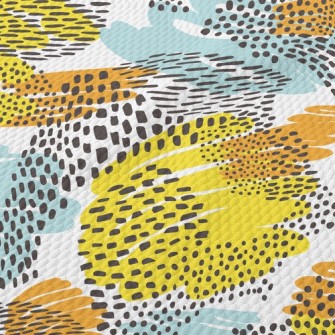 Unknown Dotted Lines Birdseye Piqué