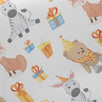 Zebra Fox Celebrates Birthday Twill