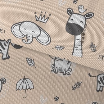 Frog Zebra Elephant Waterproof Oxford