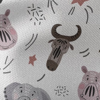 Facial Totem Animals Waterproof Canvas