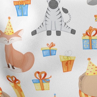 Zebra Fox Celebrates Birthday Stretch Ponte