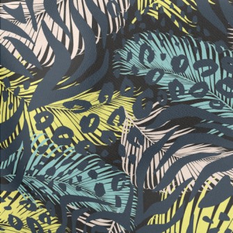 Tropical Animal Print Stretch Ponte