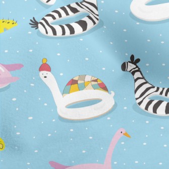 Animal Shaped Swimming Ring Micro Fleece