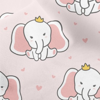 Crown Dumbo Princess Micro Fleece