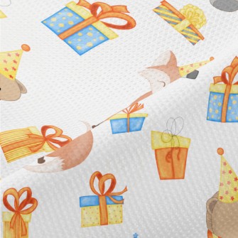 Zebra Fox Celebrates Birthday Piqué