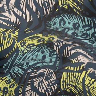 Tropical Animal Print Lightweight Performance Linen