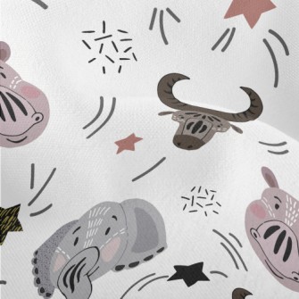 Facial Totem Animals Lightweight Performance Linen