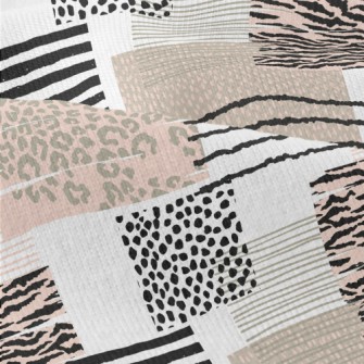 Simple Striped Animal Print Modern Jersey
