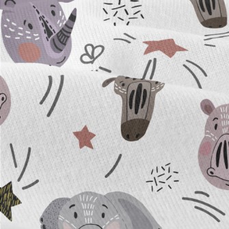 Facial Totem Animals Modern Jersey