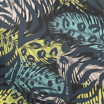 Tropical Animal Print Pongee