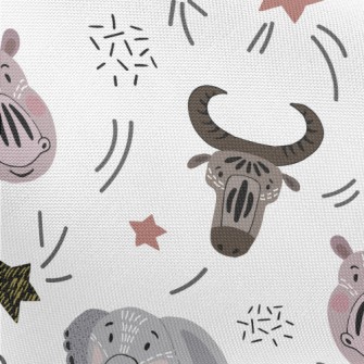 Facial Totem Animals Pongee