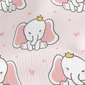 Crown Dumbo Princess Stretch Jersey