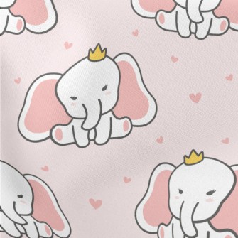 Crown Dumbo Princess Lightweight Cotton Poplin