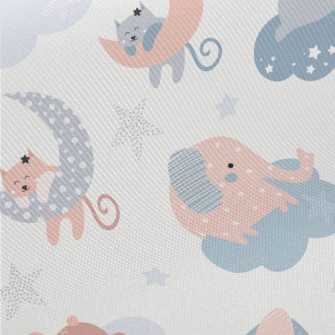 Loves Playing With Cats And El Midweight Cotton Poplin