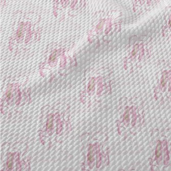 Pink Ballet Shoes Birdseye Piqué