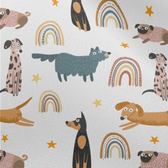 Funny Cartoon Puppy Chiffon
