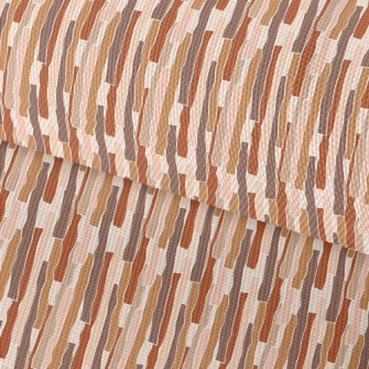 Hand Drawn Stripes Pattern Waterproof Oxford