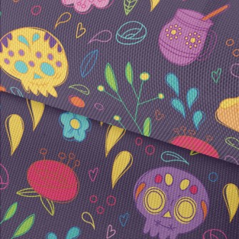 Cute Day Of The Dead Pattern Waterproof Oxford